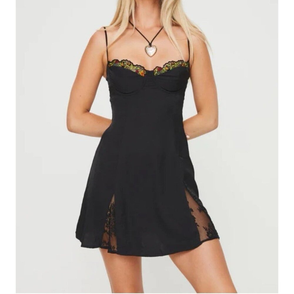 Princess Polly Black Mini Dress